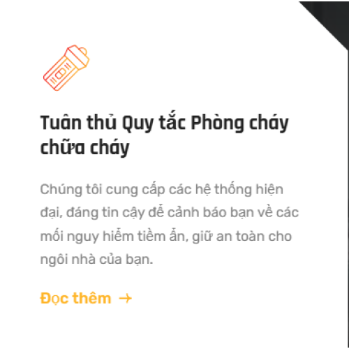 Tuân thủ Quy tắc Phòng cháy chữa cháy