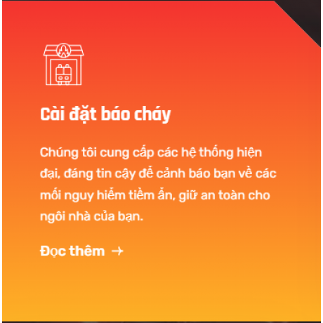 Cài đặt báo cháy