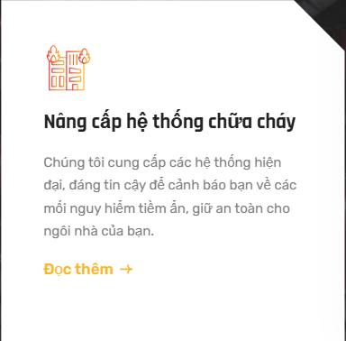 Nâng cấp hệ thống chữa cháy