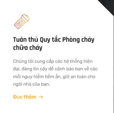 Tuân thủ Quy tắc Phòng cháy chữa cháy